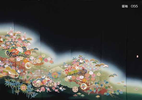 四季の花に松竹梅